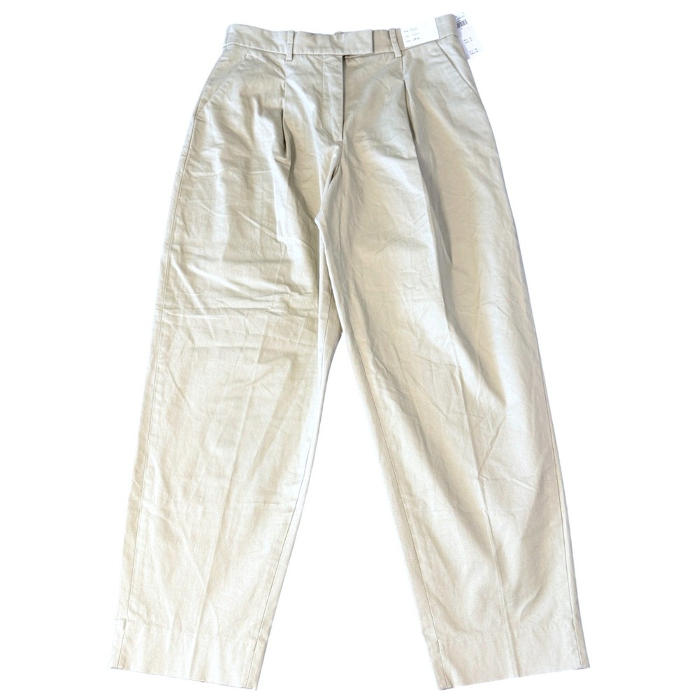 Abercrombie & Fitch NWT Khaki Pants High Rise Chino Tapered Leg Womens 6R